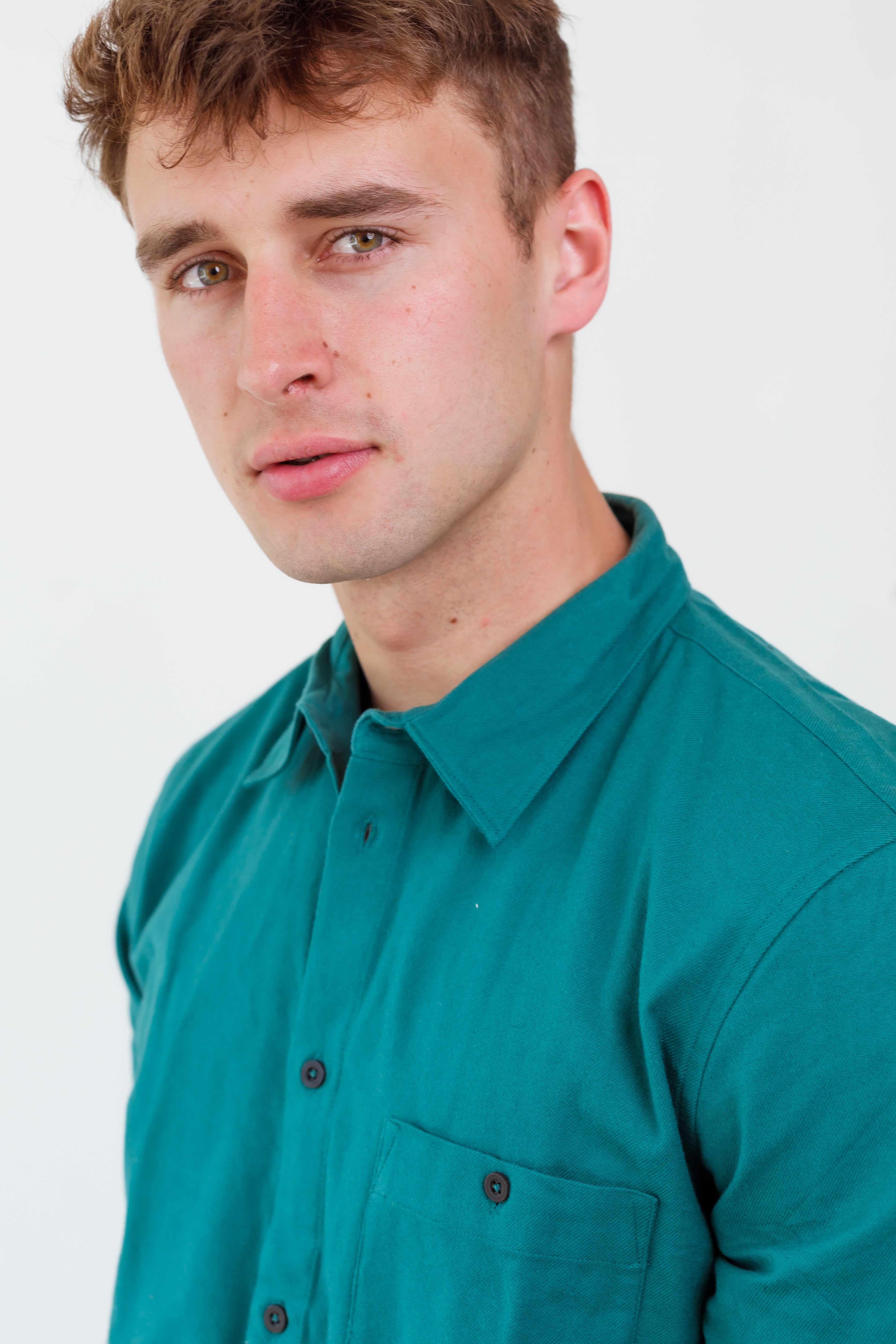 Hrubší košile MELAWEAR Josha - Green